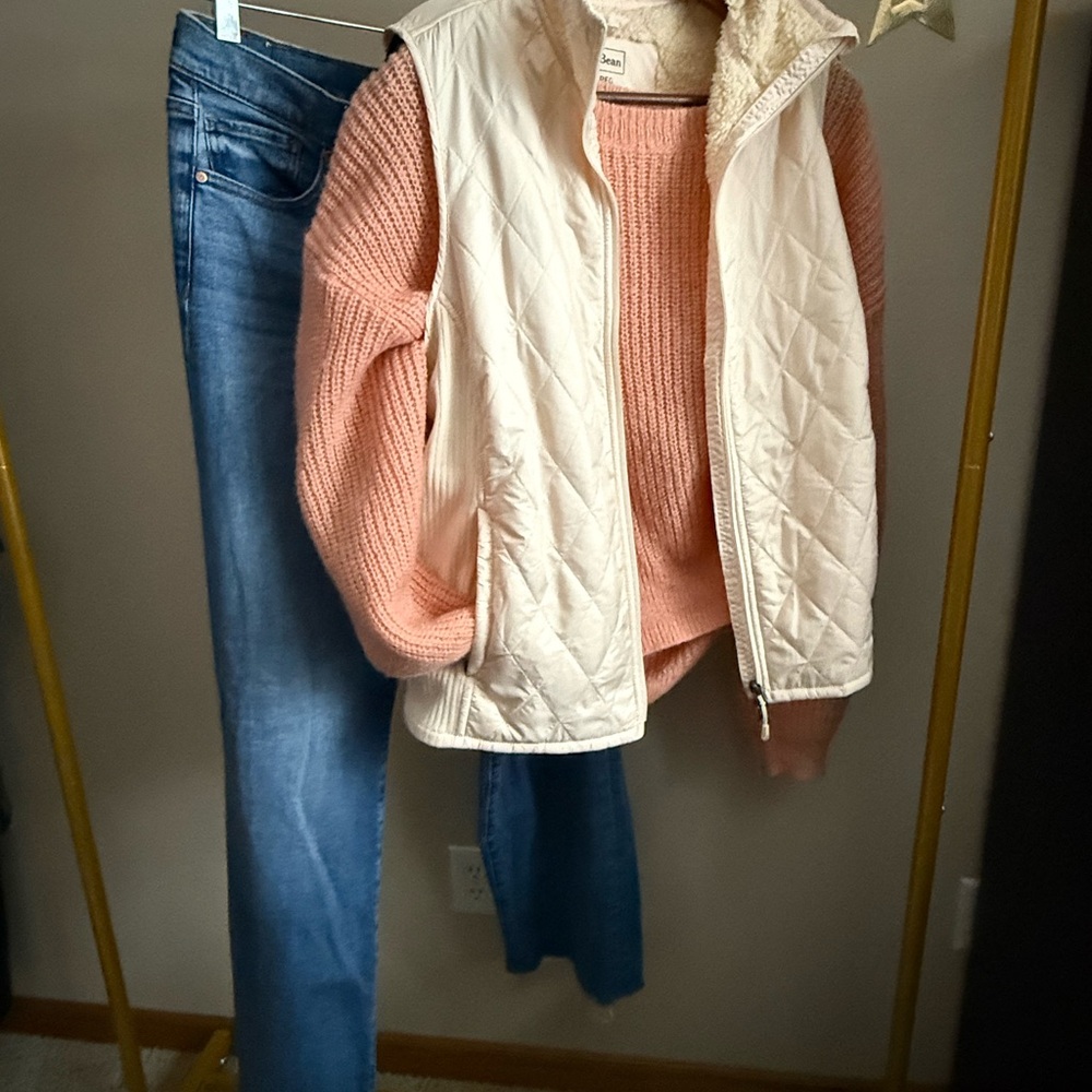 Express Wide Leg Jeans Medium Wash High Rise Size 8 EUC - Picture 7 of 7